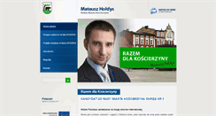 Desktop Screenshot of mateusz.holdys.eu